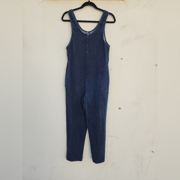 MERNA MAITA Denim Jumpsuit in Dark Blue - Picture 3 of 10